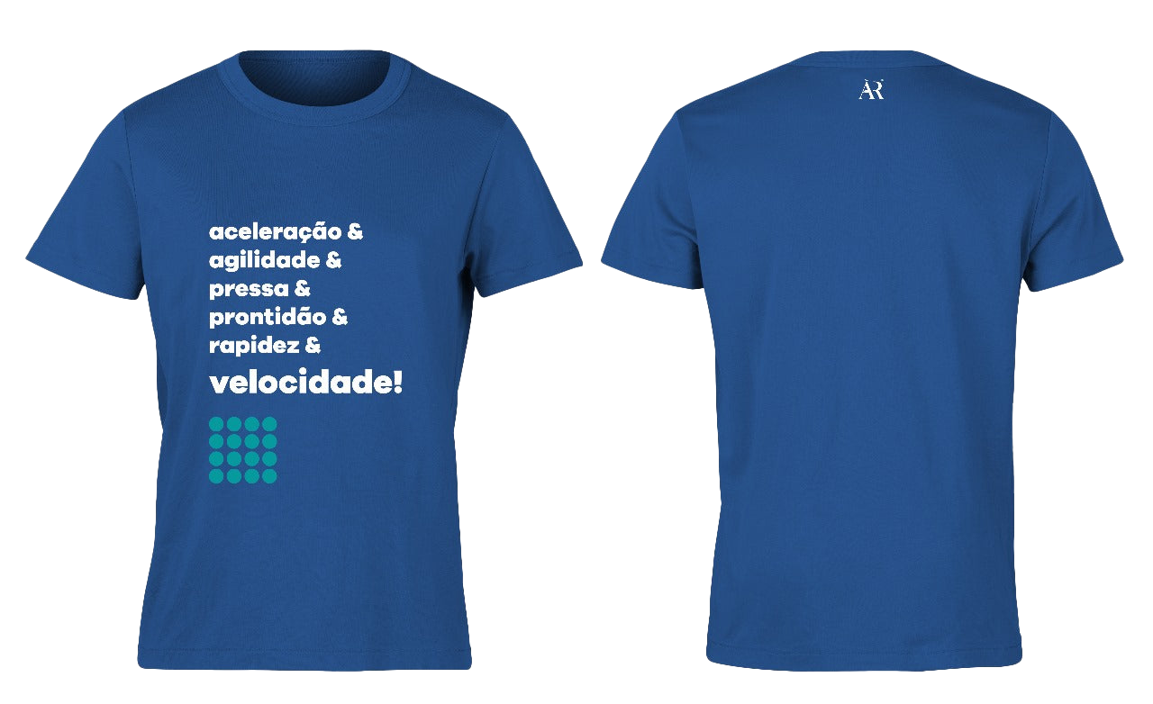 Camiseta Velocidade Azul - 2024