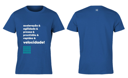 Camiseta Velocidade Azul - 2024